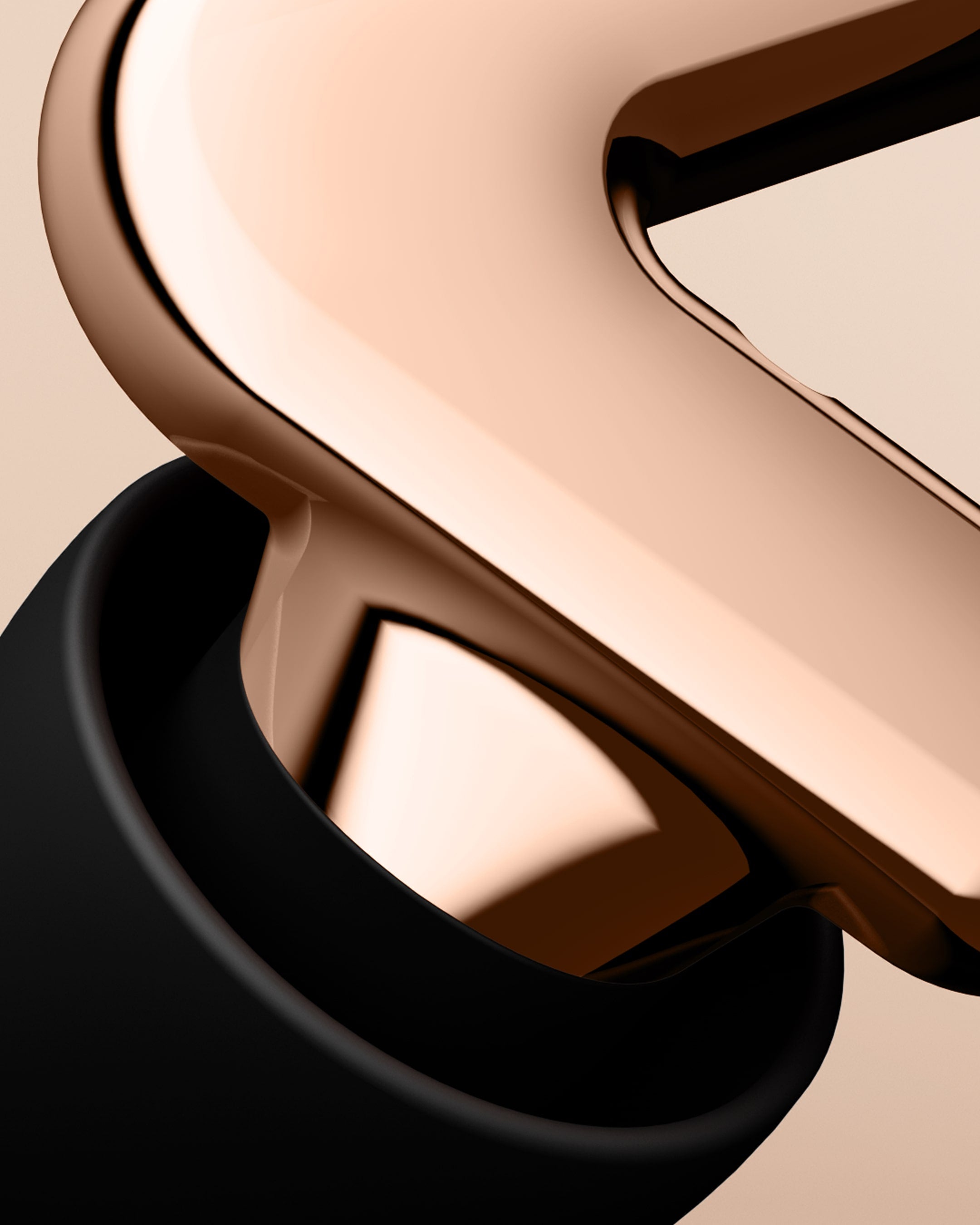 tune in roze gold detail