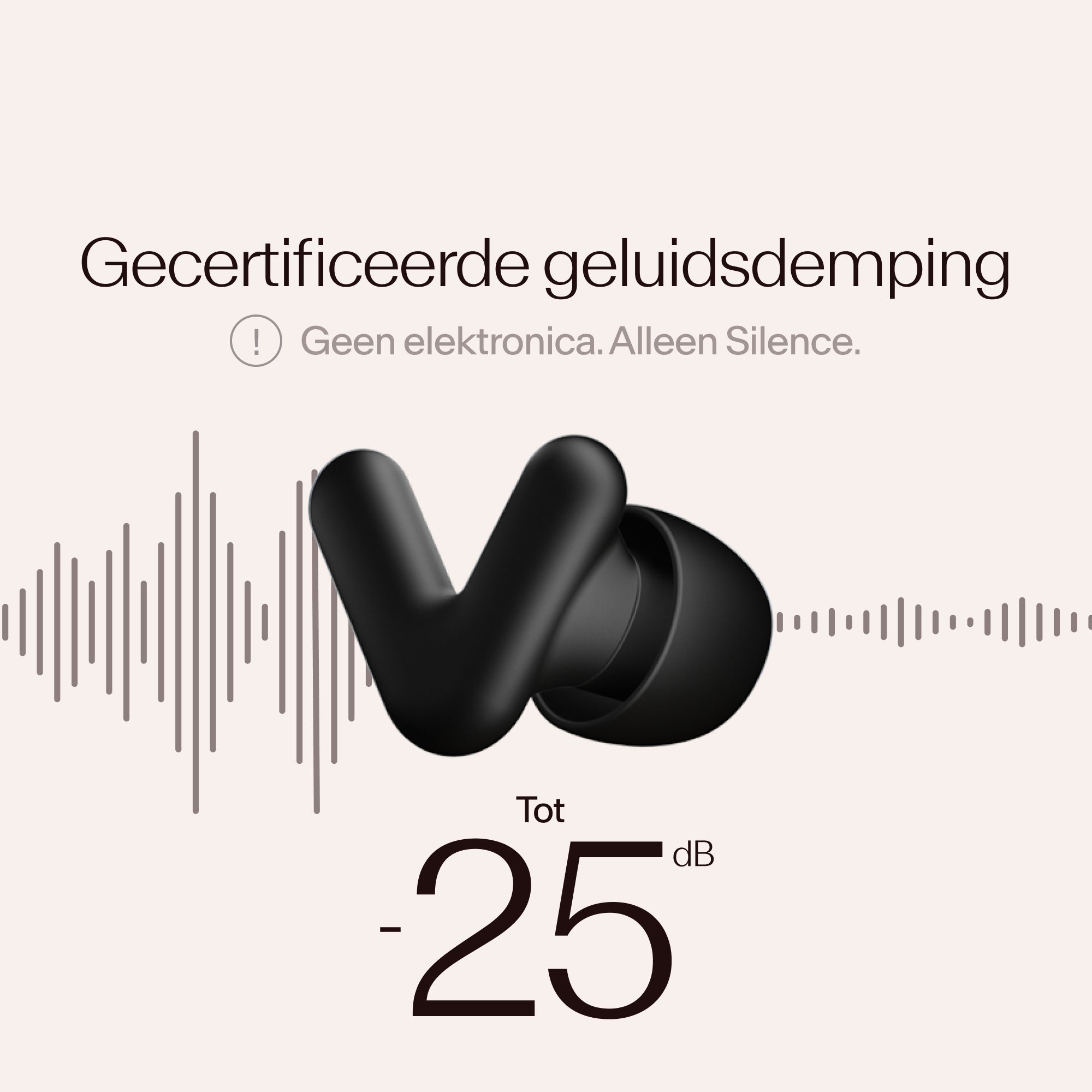 Alpine Silence oordoppen met gecertificeerde geluidsdemping