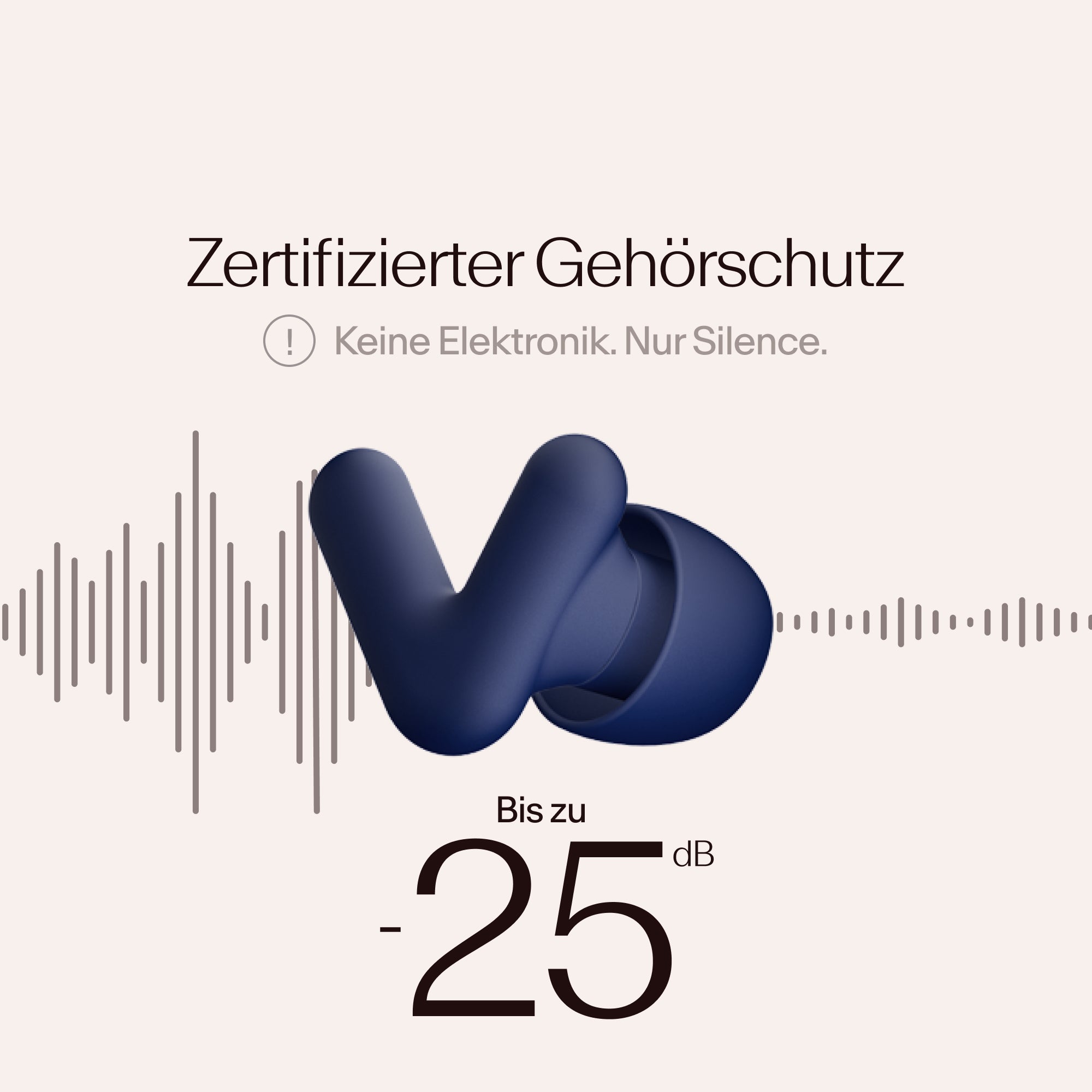 Alpine Silence earplugs with certified noise reduction
