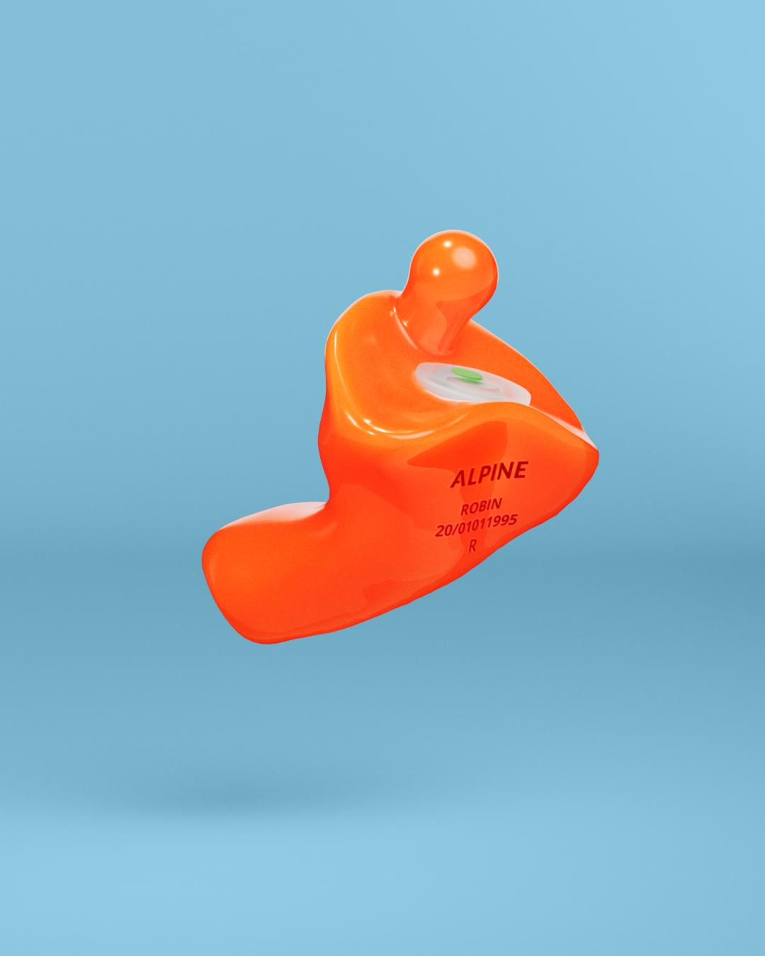 alpine motosafe custom oordoppen categorie overzicht neon oranje