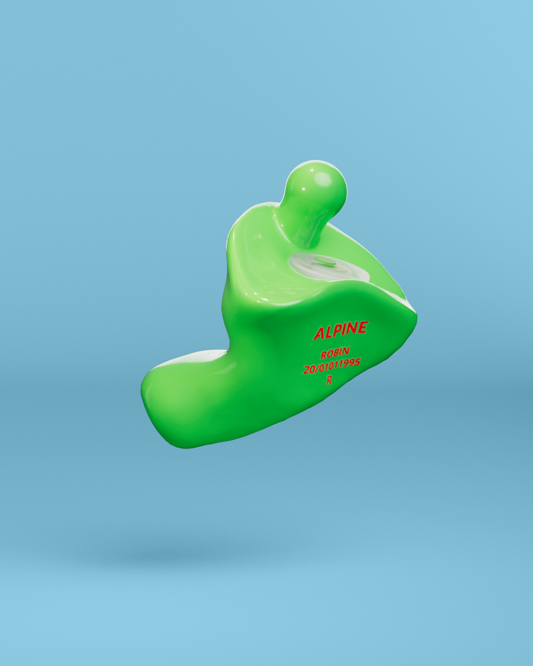 alpine motosafe op maat oordoppen groen