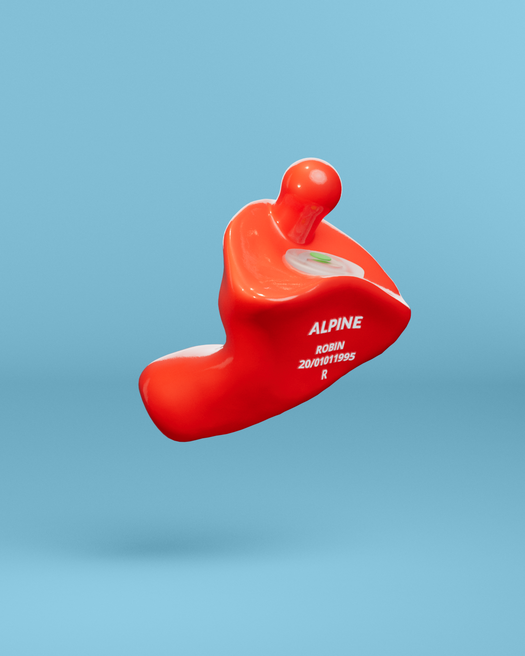 alpine motosafe op maat oordoppen rood