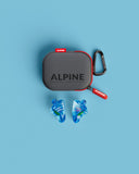 alpine partyplug custom 4d festival oordoppen op maat overzicht inclusief accessoires transparant blauw