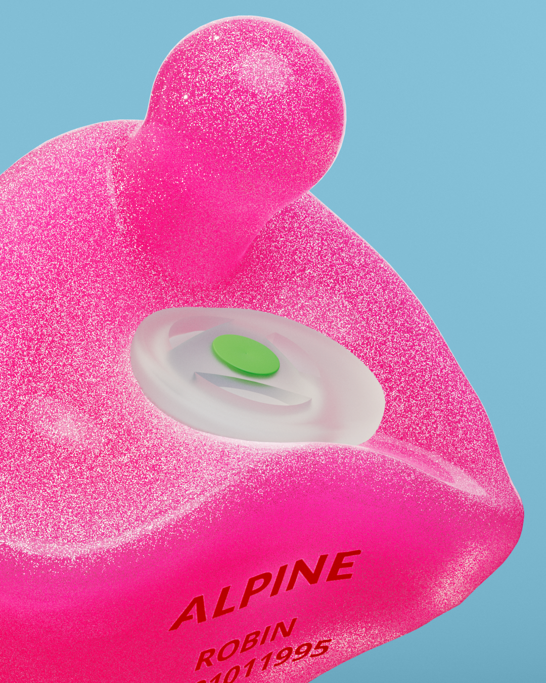 alpine partyplug custom oordoppen productdetail metallic roze