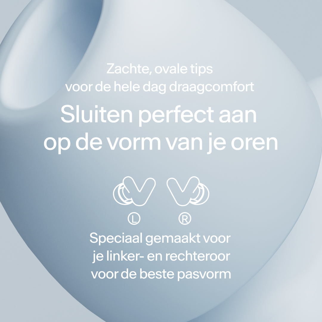 Close-up van perfecte pasvorm Alpine Silence oordoppen – blue #color_blue