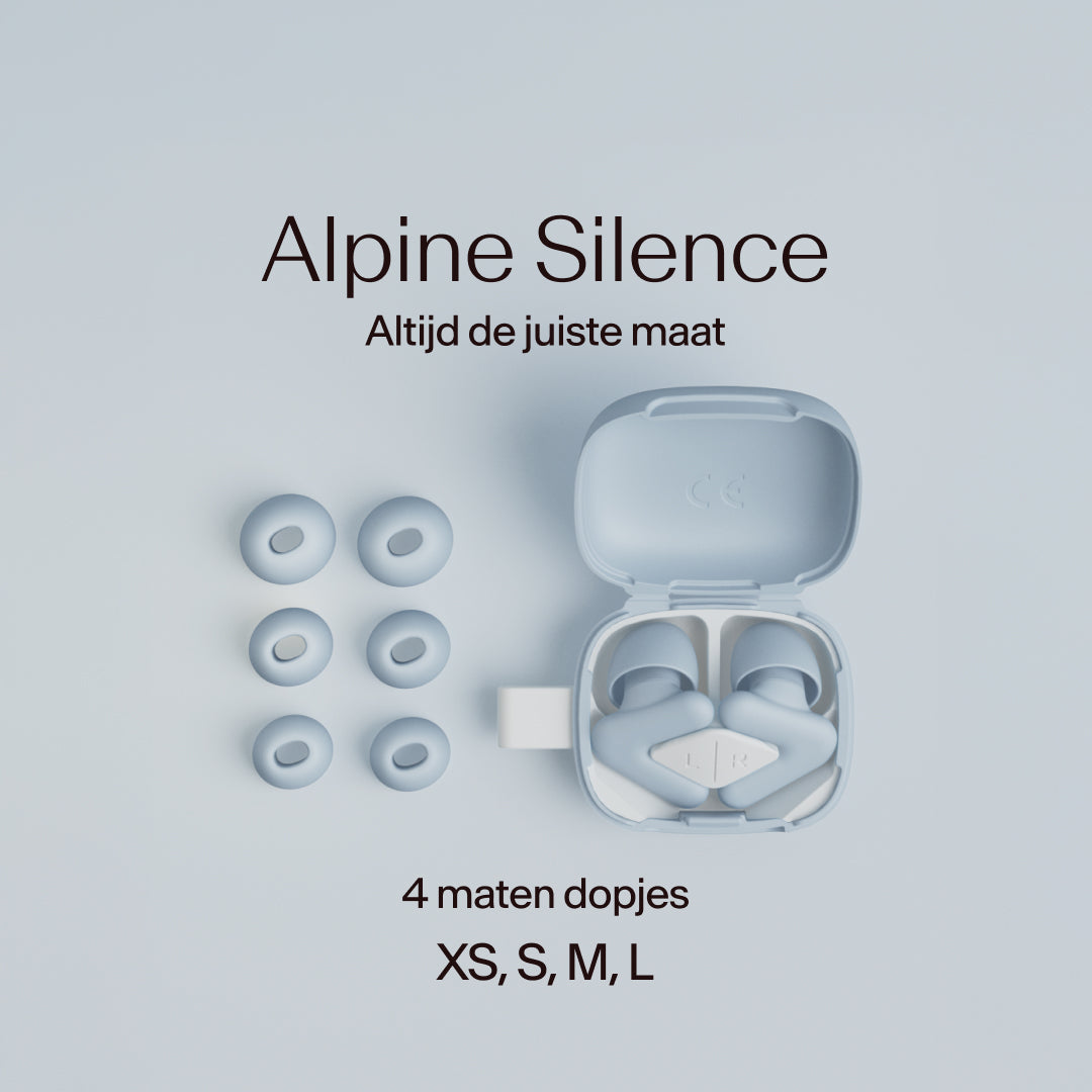 Doosje met verschillende maatdopjes – Alpine Silence blue