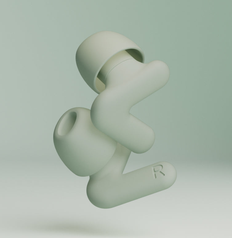 détail du reusable des bouchons d’oreilles Alpine Silence