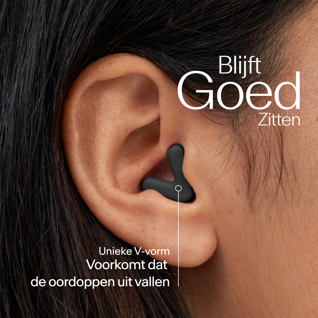 Alpine Silence oordoppen met nauwsluitende pasvorm in oor – black #color_black