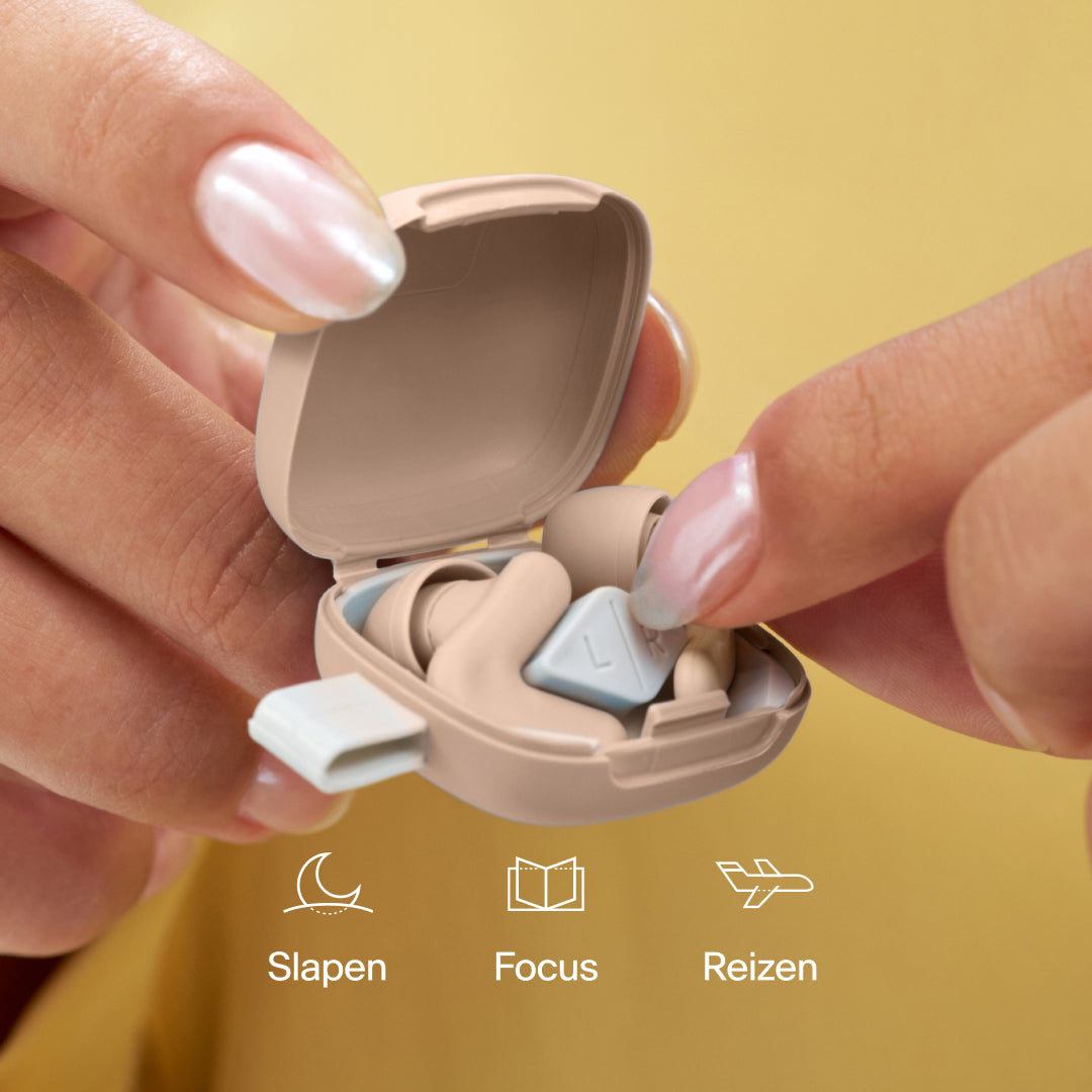 Alpine Silence oordoppen in doosje – beige #color_beige