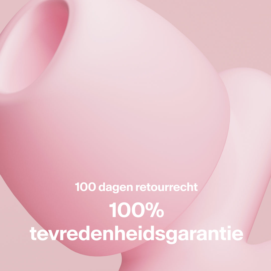 100% tevredenheidsgarantie – Alpine Silence pink