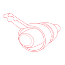 alpine sleepdeep slaap oordoppen technische illustratie