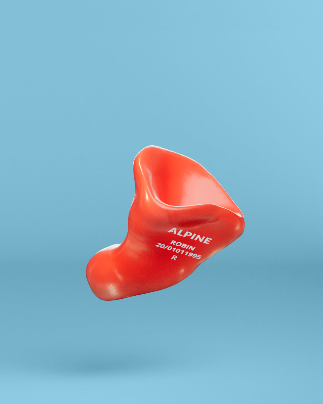 Alpine sleepsoft op maat oordoppen oranje