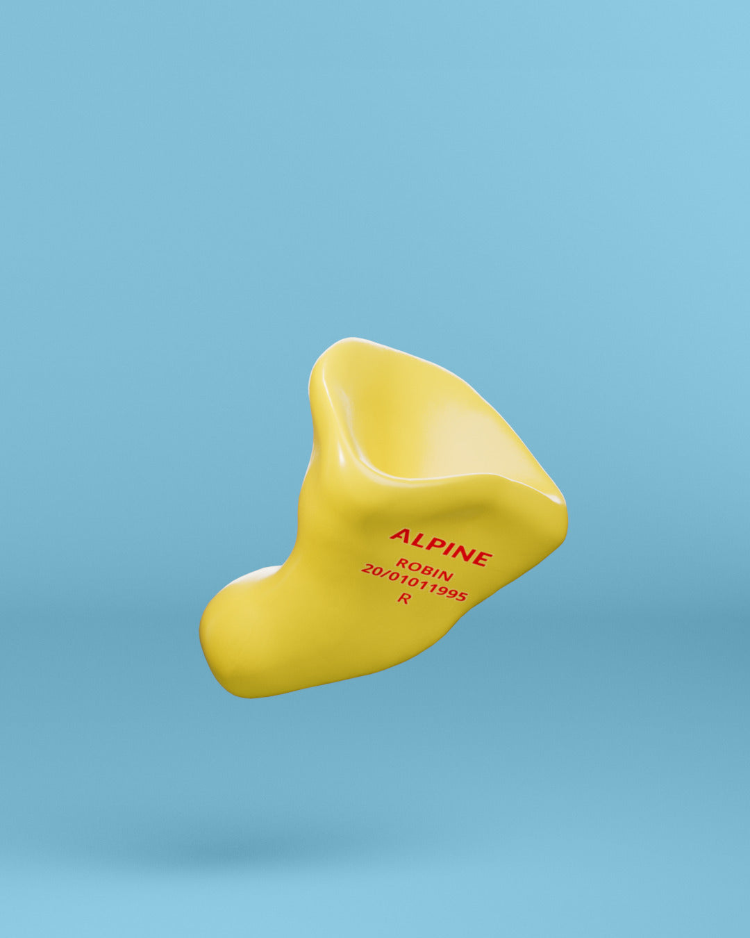 Alpine sleepsoft op maat oordoppen yellow