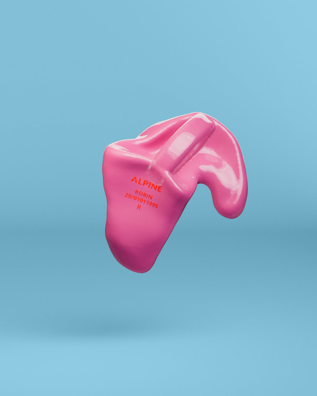 Alpine swimsafe op maat oordoppen neon roze