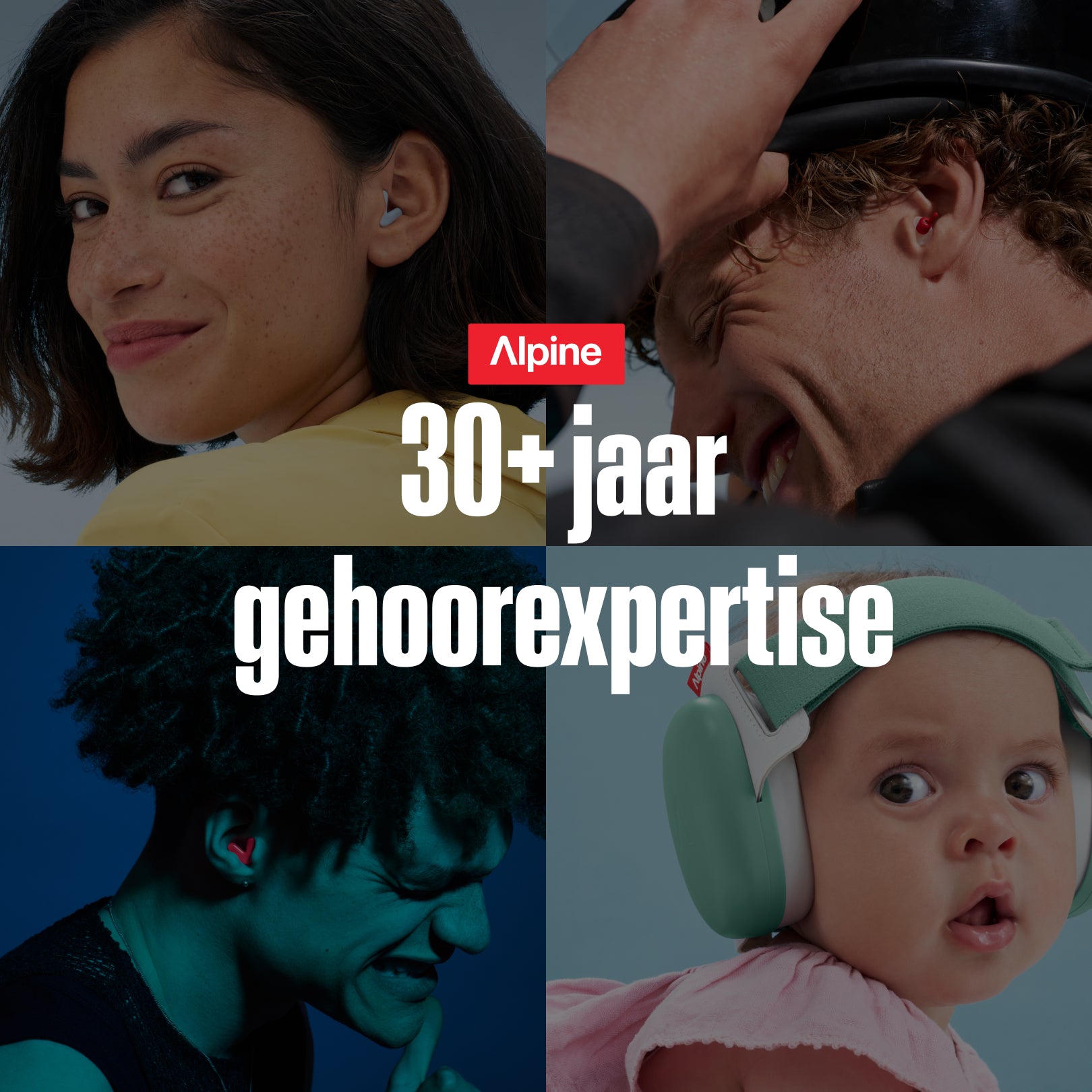alpine giftcard text about 30 jaar gehoorexpertise