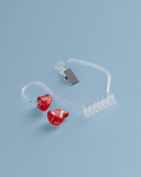 porto oordroppen op maat rood