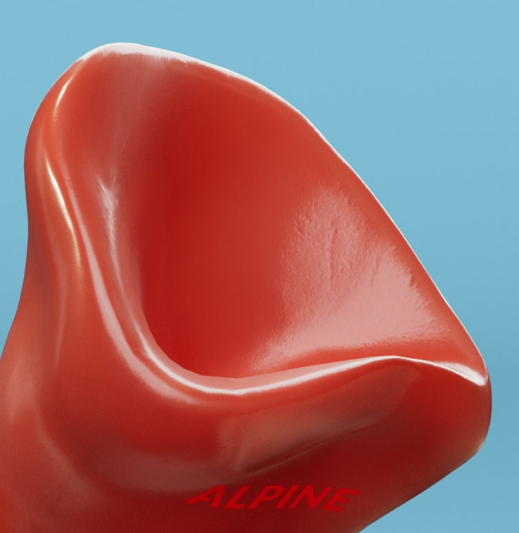 Alpine slaap oordoppen op maat 1 stuk damping detail