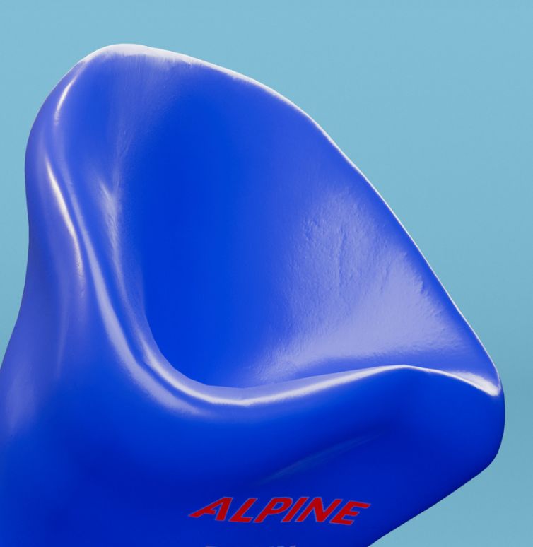 Alpine slaap oordoppen op maat damping detail