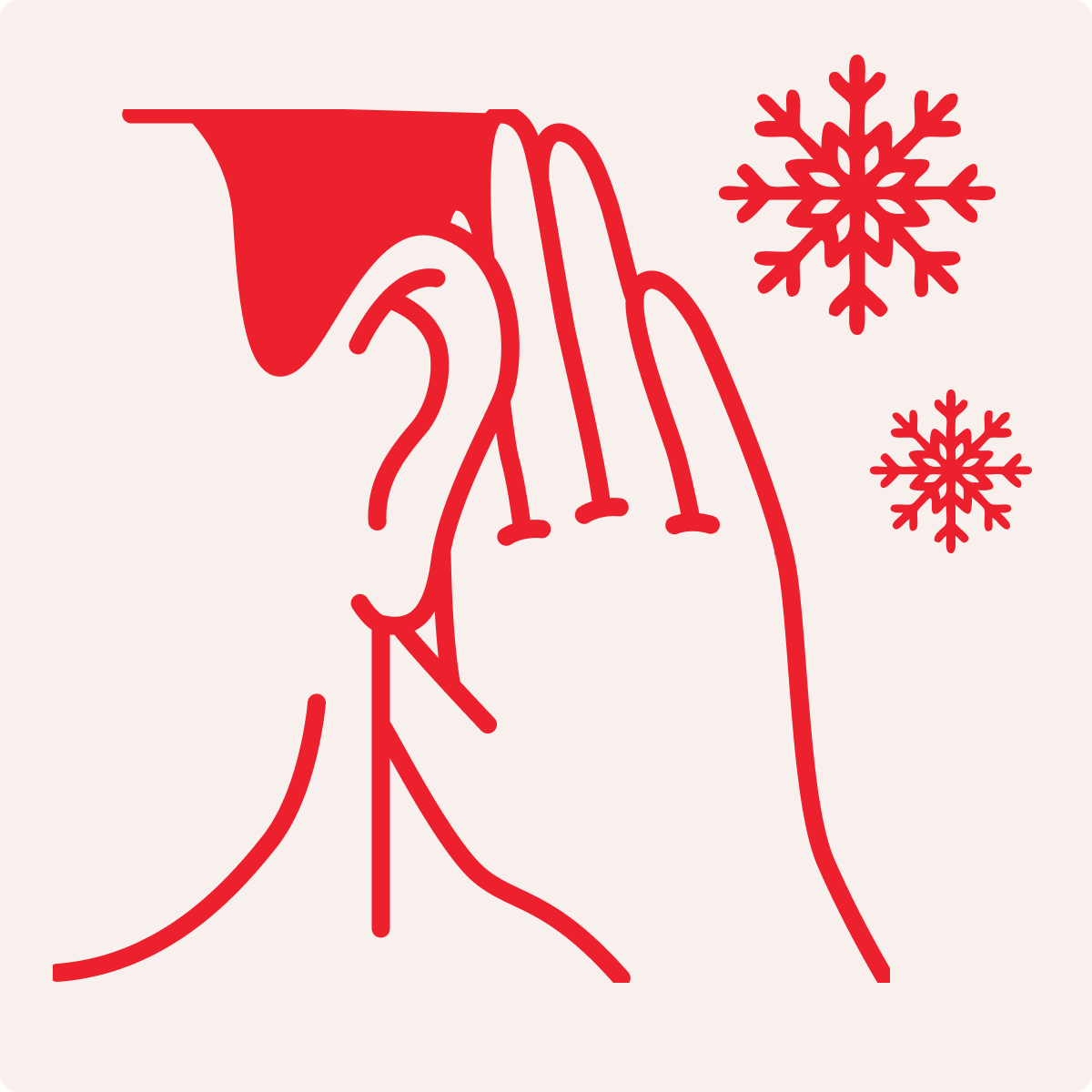 apres ski animation rood en wit