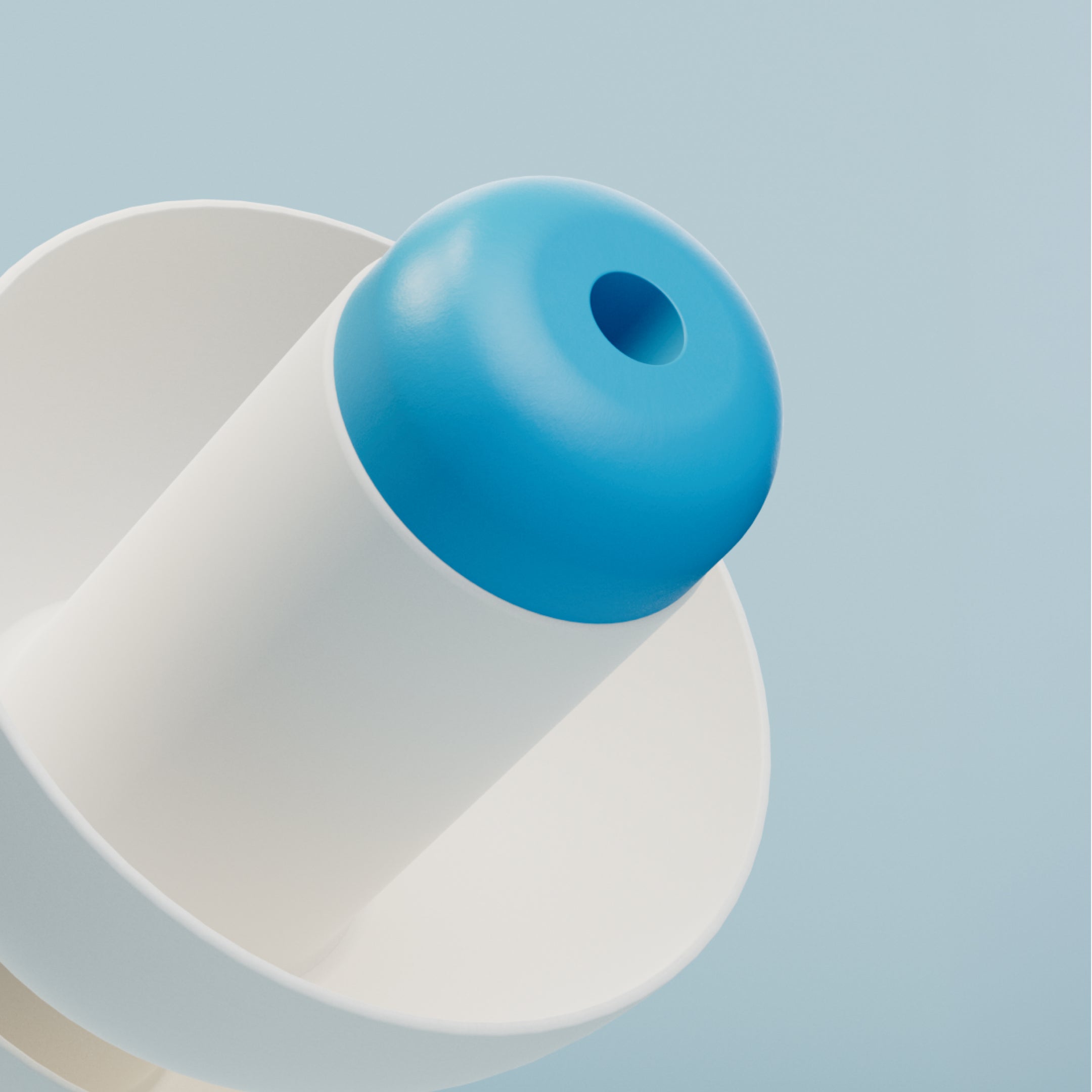 Close-up of the tip of an Alpine SwimSafe earplug