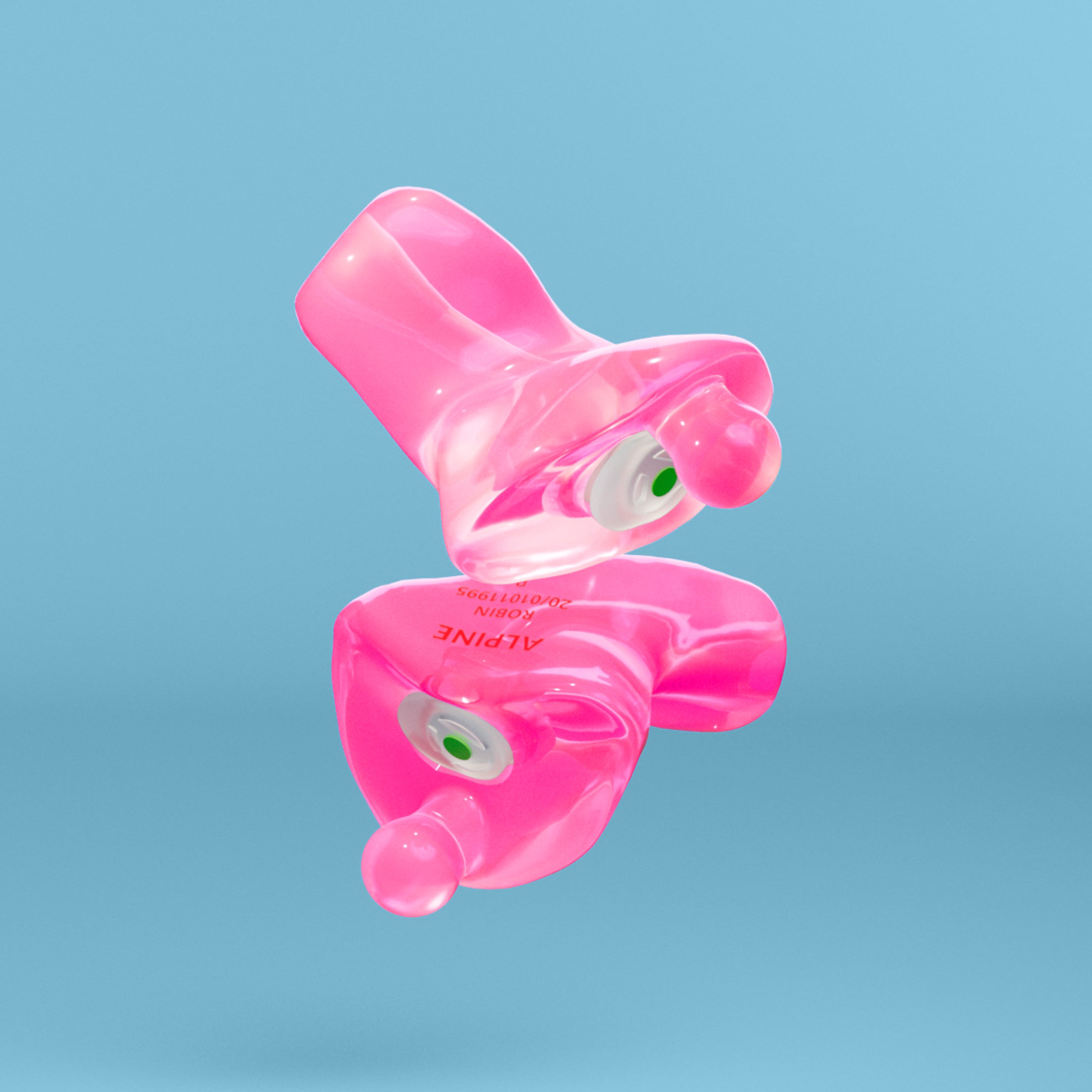 alpine partyplug custom oordoppen rood  #color_pink