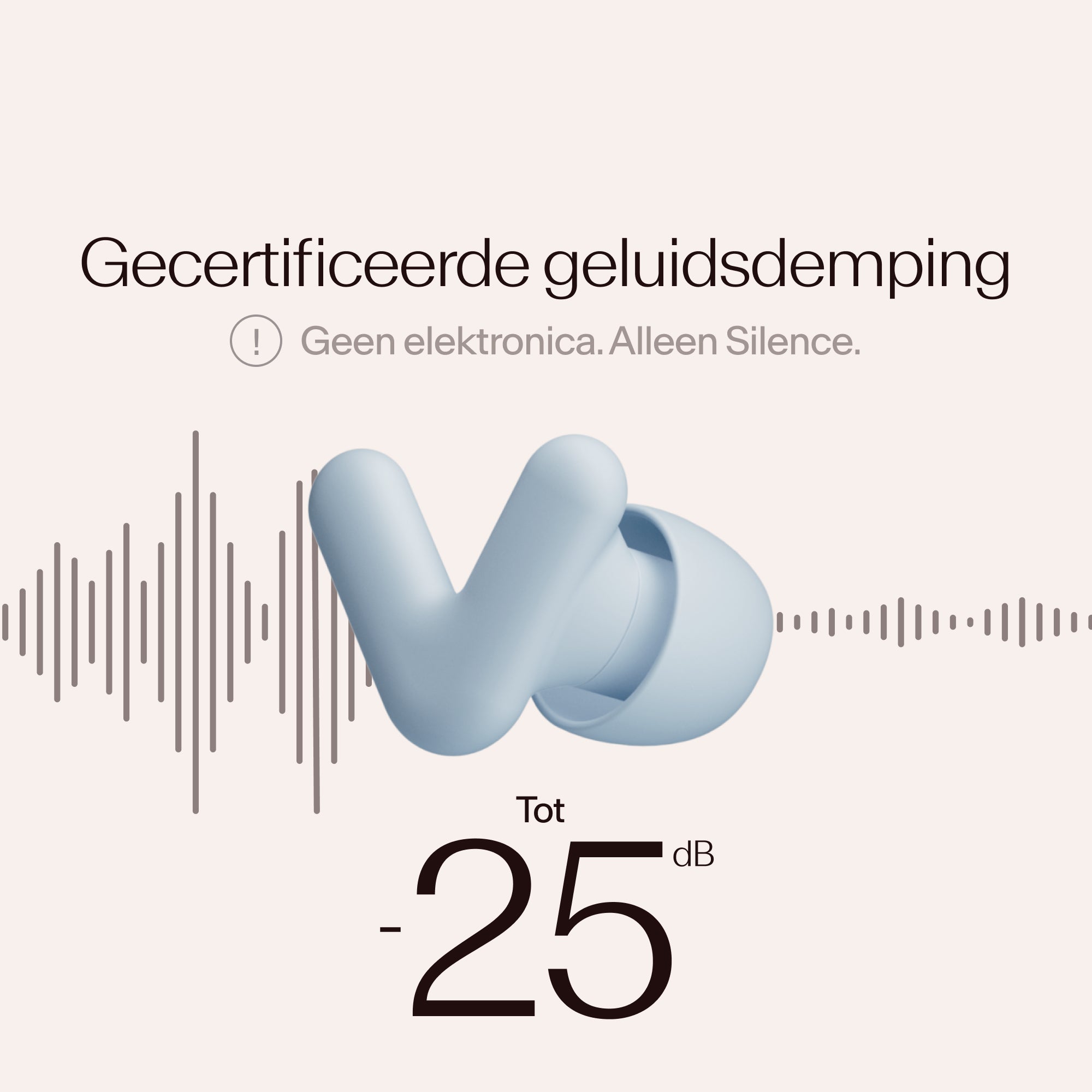 Alpine Silence oordoppen met gecertificeerde geluidsdemping 