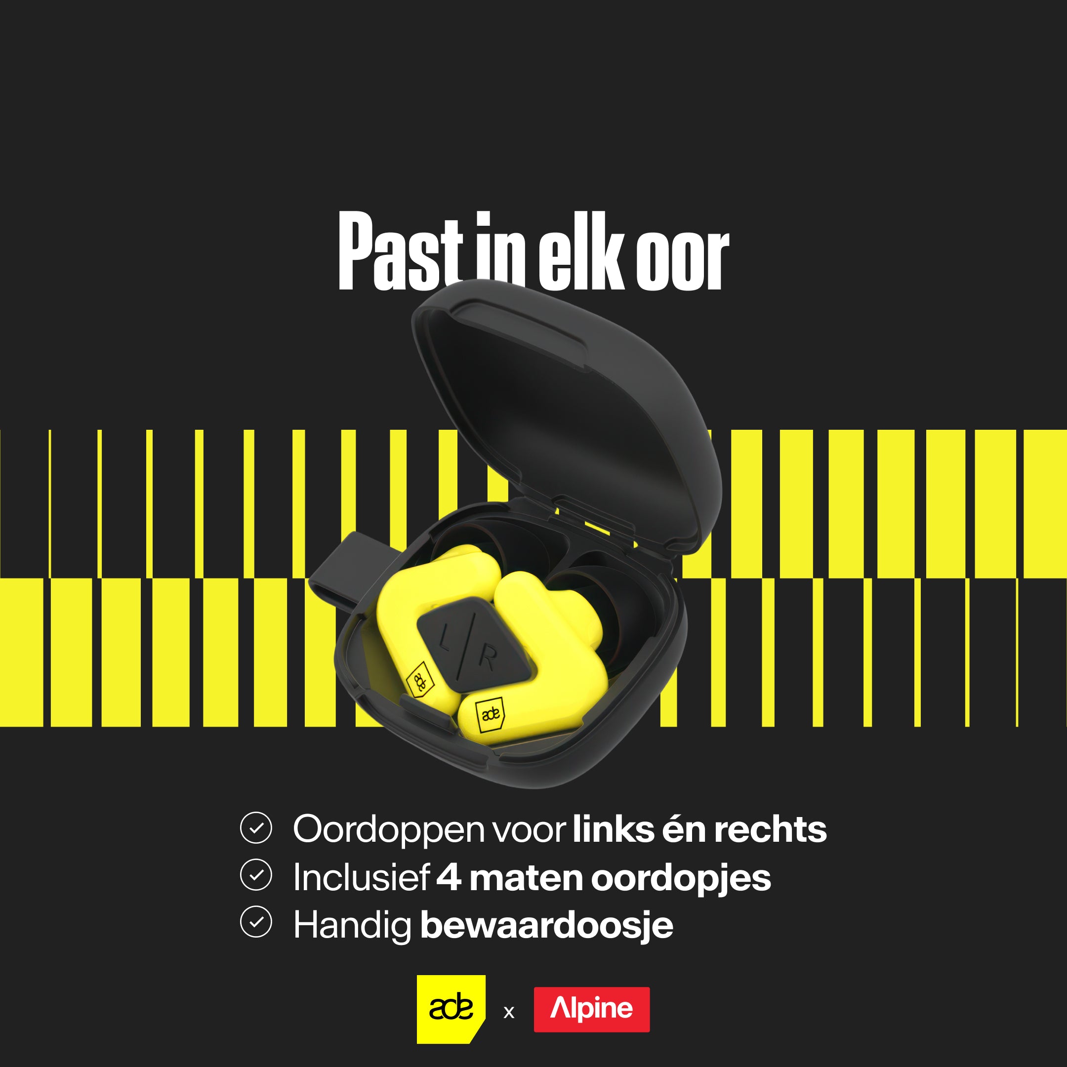 ade x alpine tune oordoppen voor music