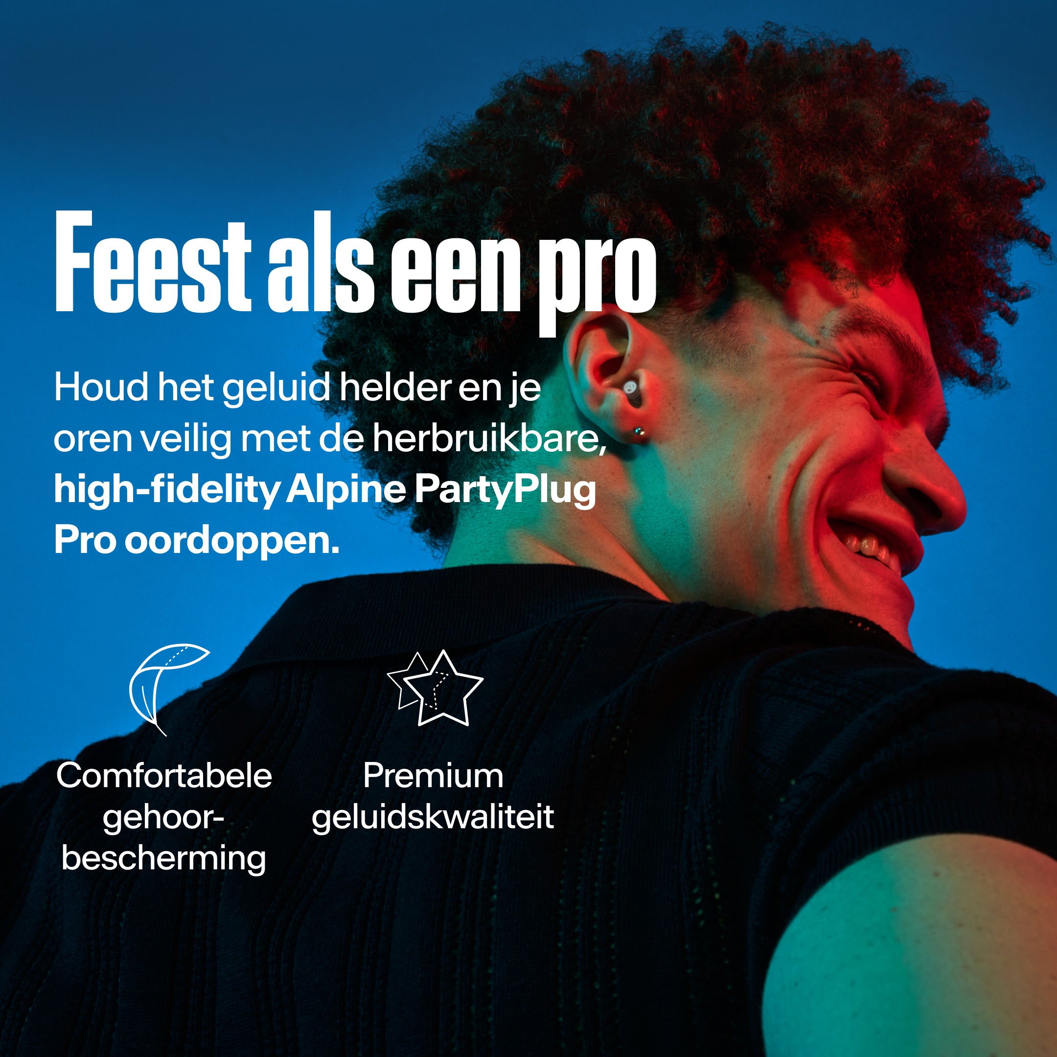 Alpine PartyPlug Pro festivaloordoppen trasnparent
