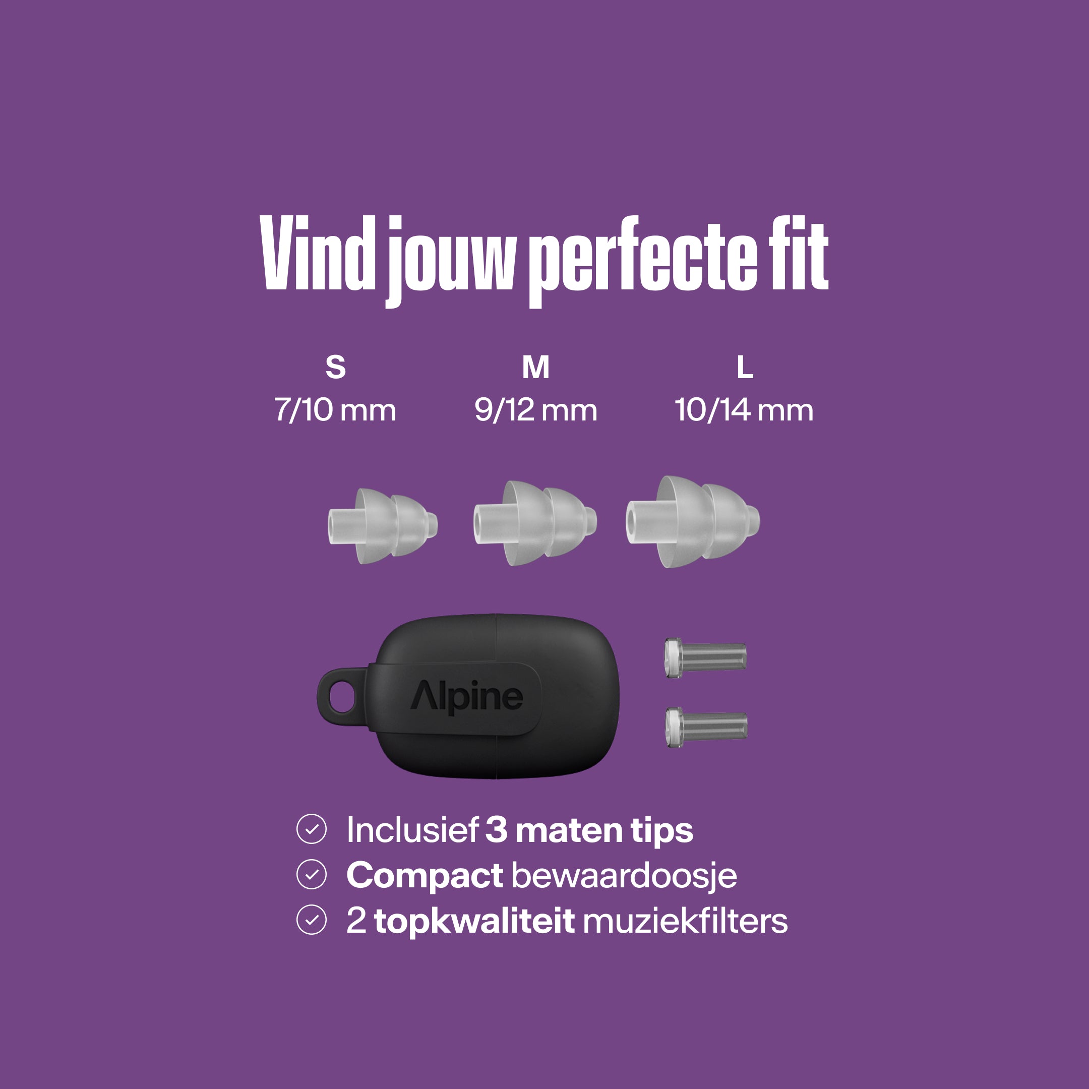 Alpine PartyPlug Pro festivaloordoppen trasnparent 