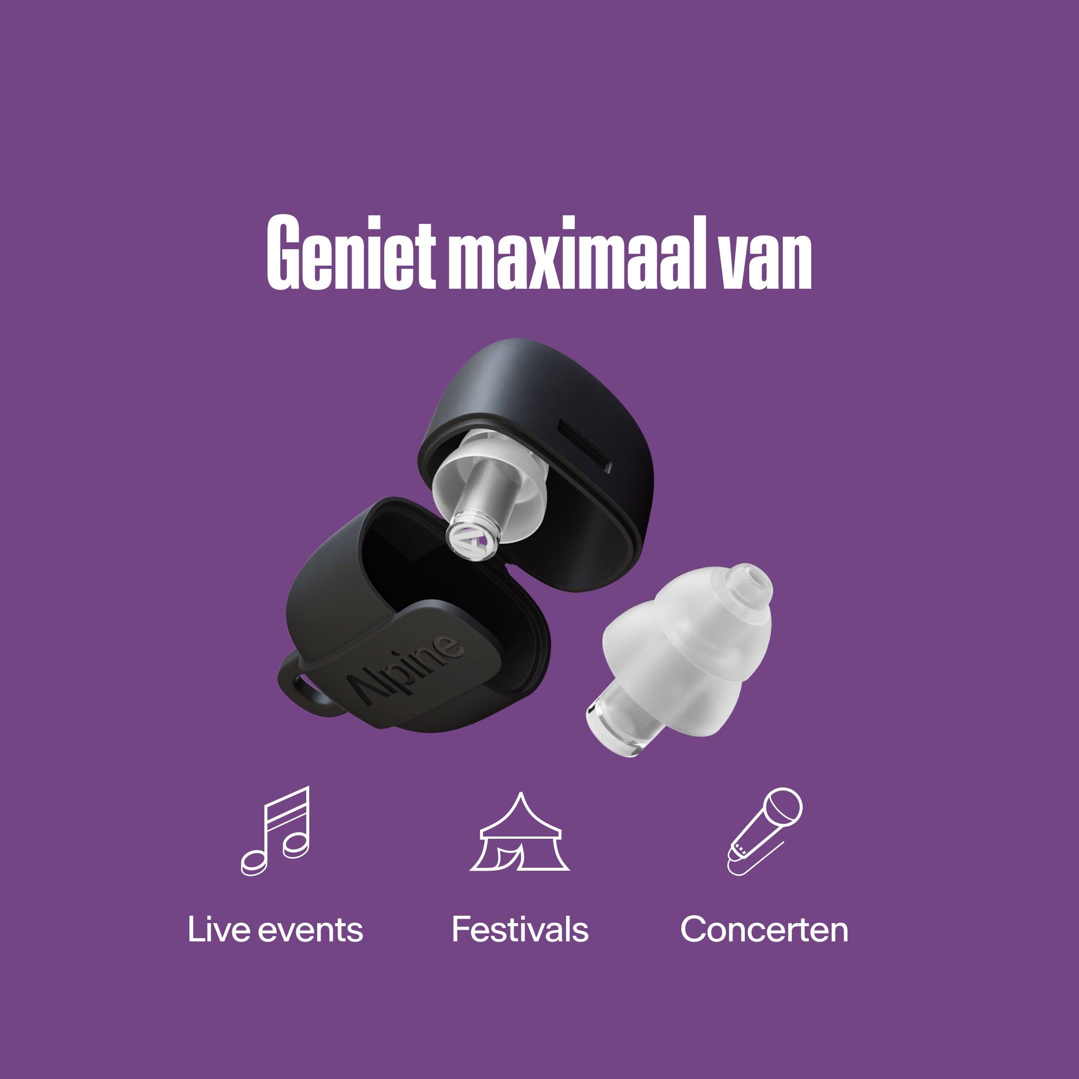 Alpine PartyPlug Pro festivaloordoppen trasnparent #color_transparant
