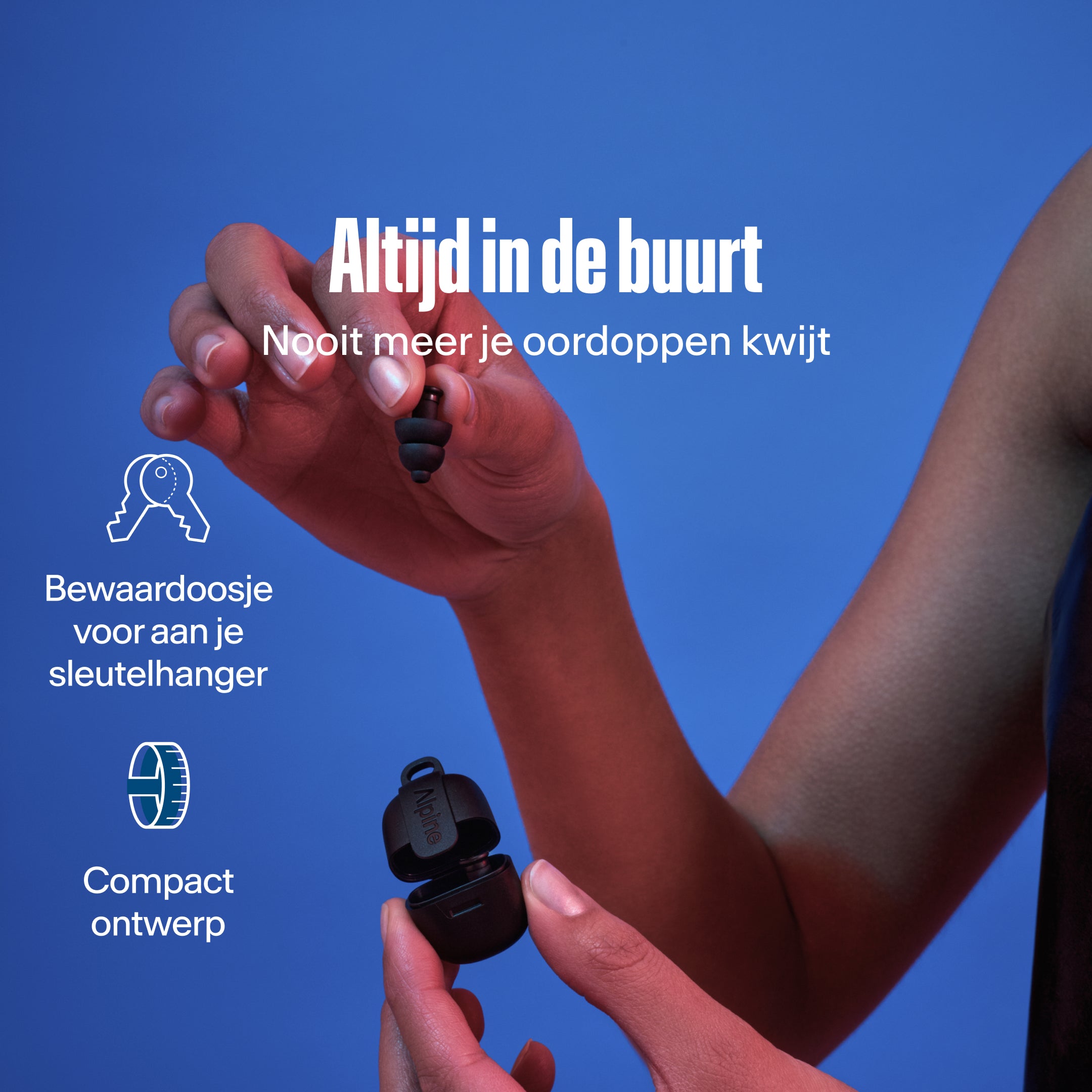 Alpine PartyPlug Pro festivaloordoppen black 