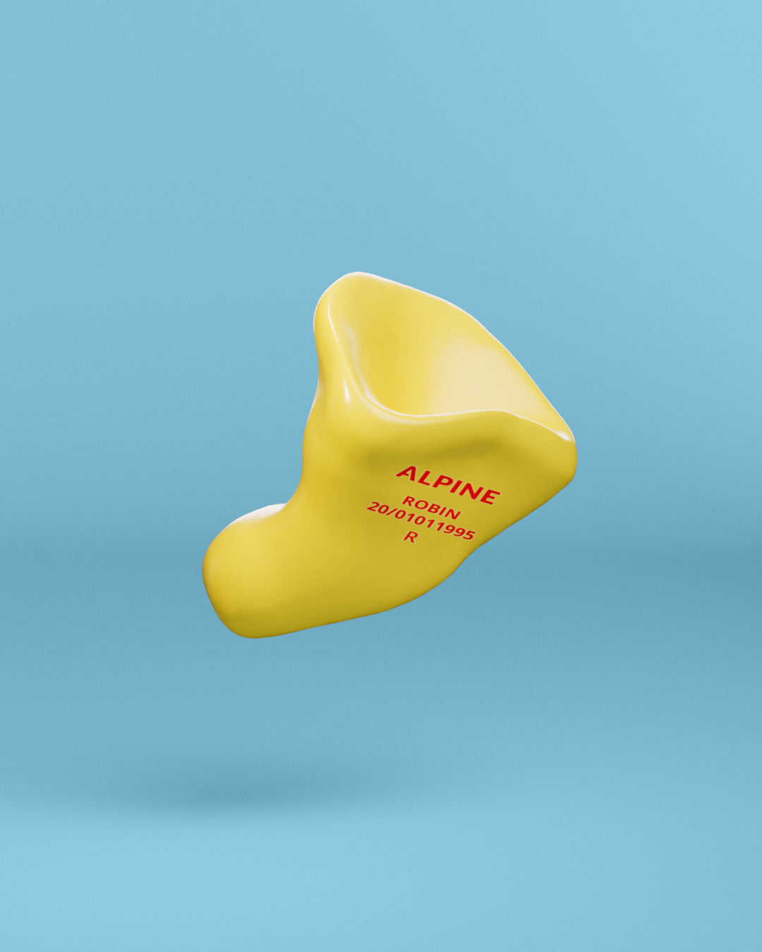 Alpine op maat sleepsoft oordoppen  yellow