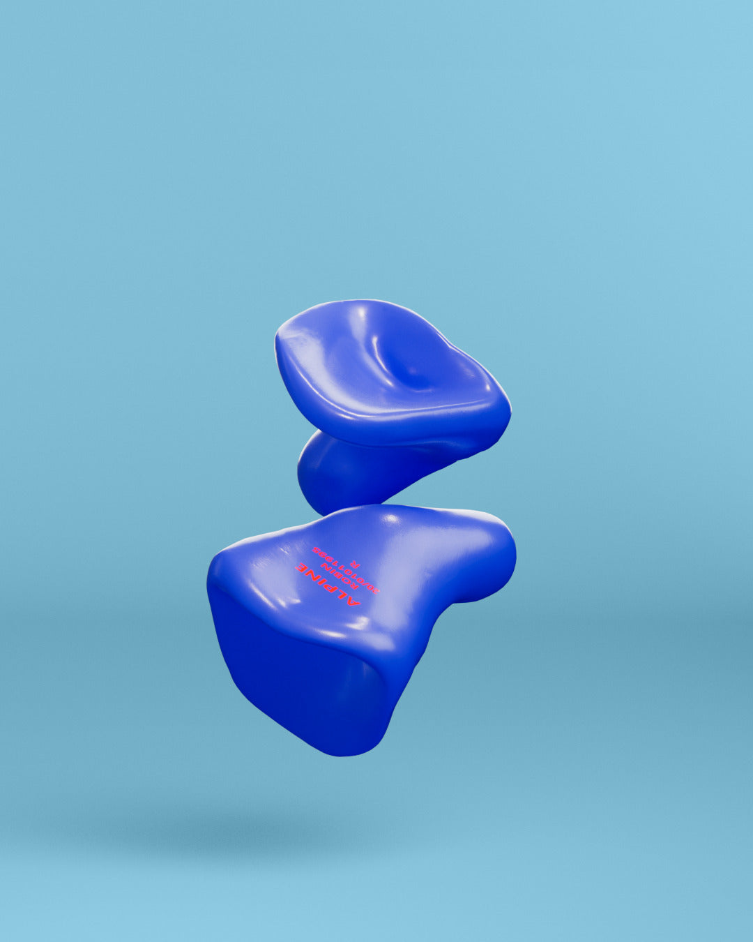 alpine sleepsoft custom 4d oordoppen blauw #color_blauw