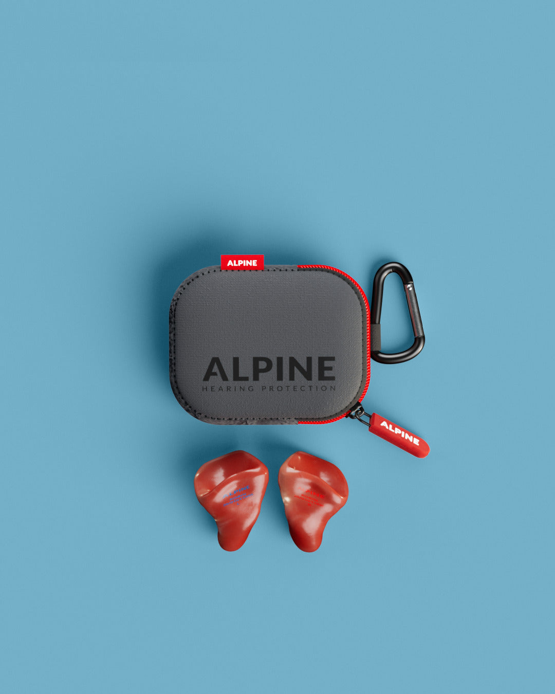 alpine sleepsoft custom 4d slaap oordoppen op maat overzicht inclusief accessoires rood #color_rood