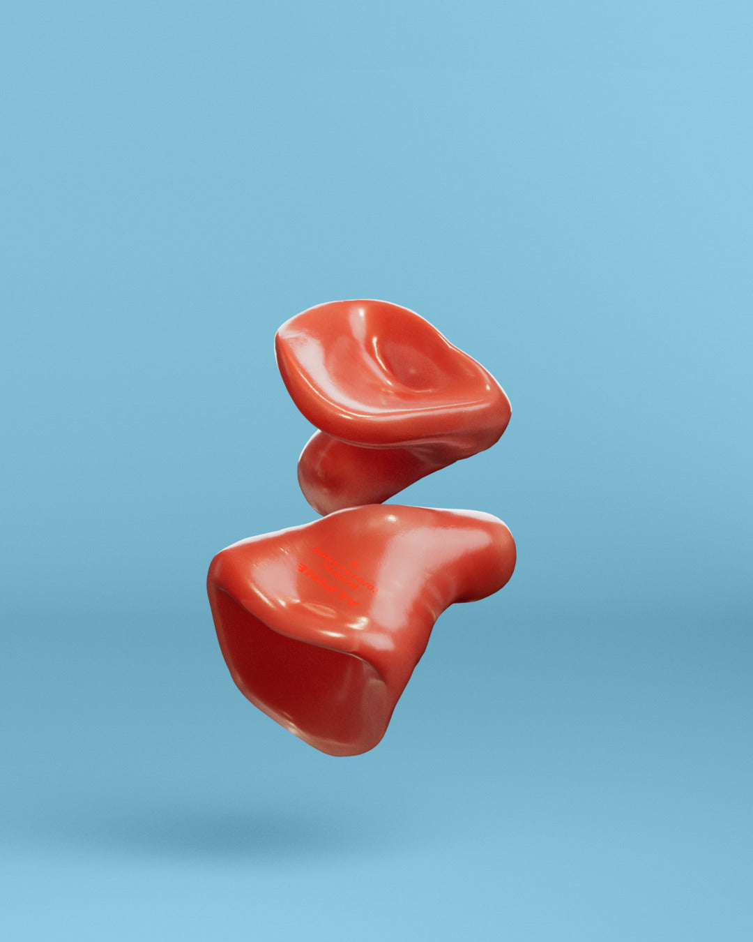 alpine sleepsoft custom 4d oordoppen rood #color_rood