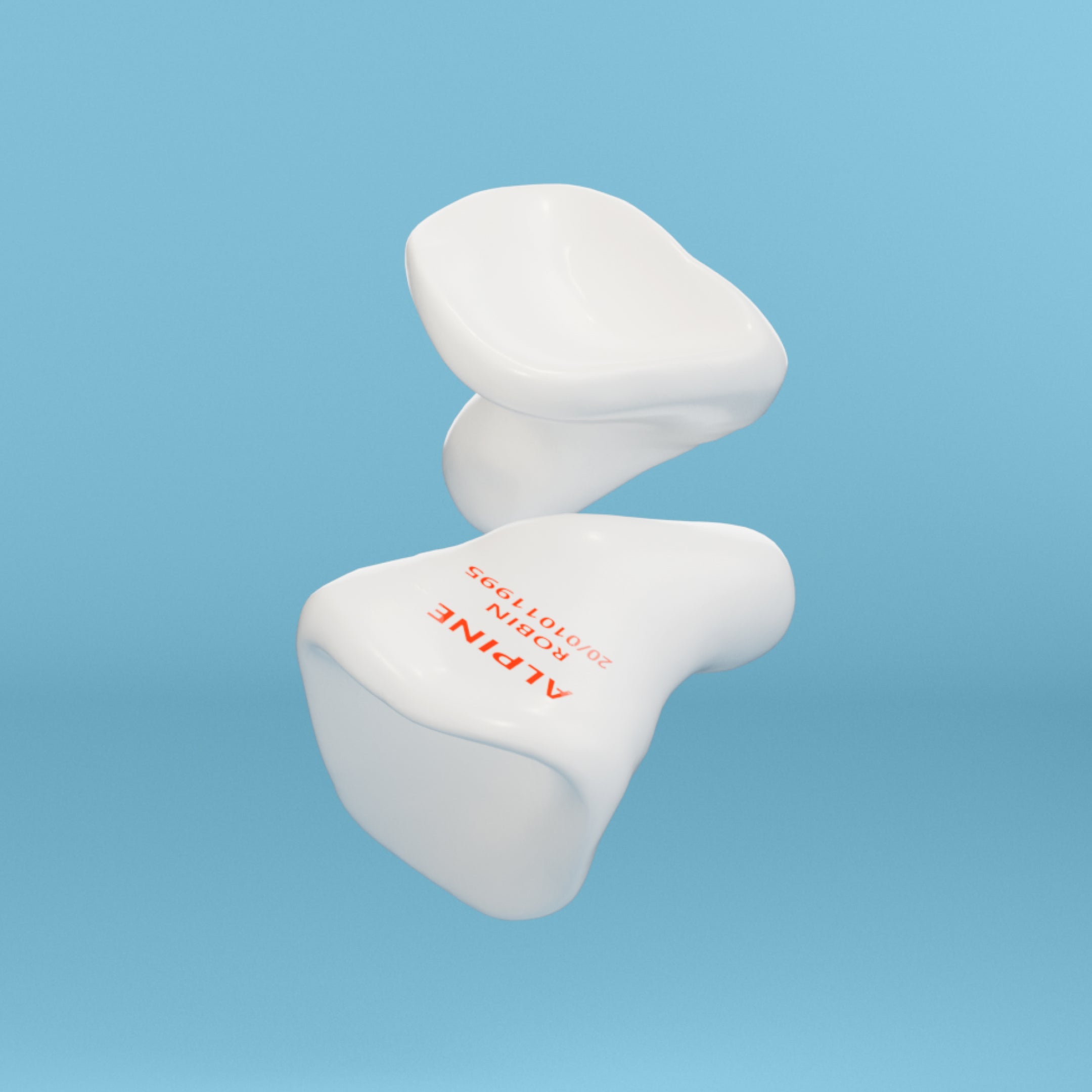 alpine sleepsoft custom 4d oordoppen wit