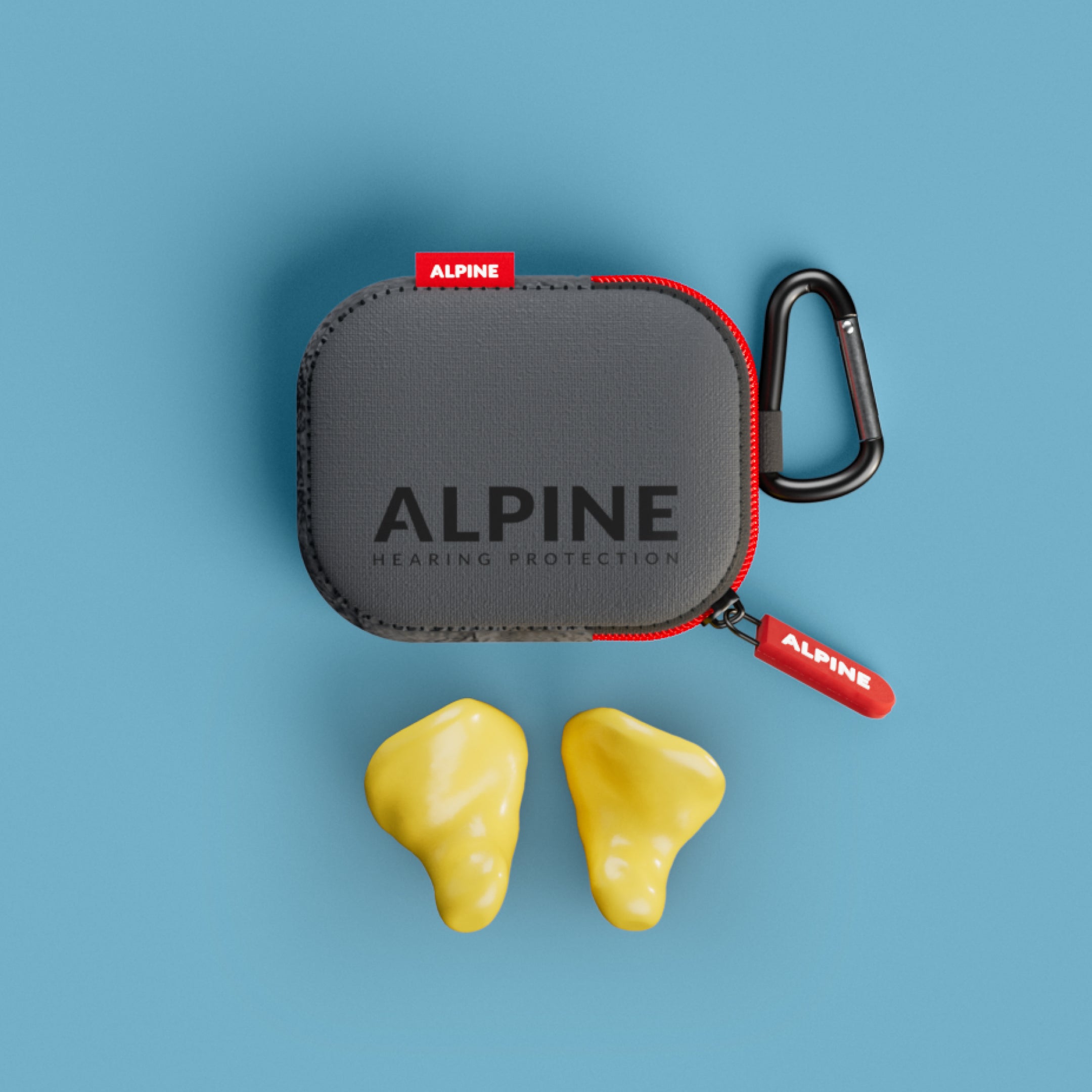 alpine sleepsoft custom 4d slaap oordoppen op maat overzicht inclusief accessoires geel