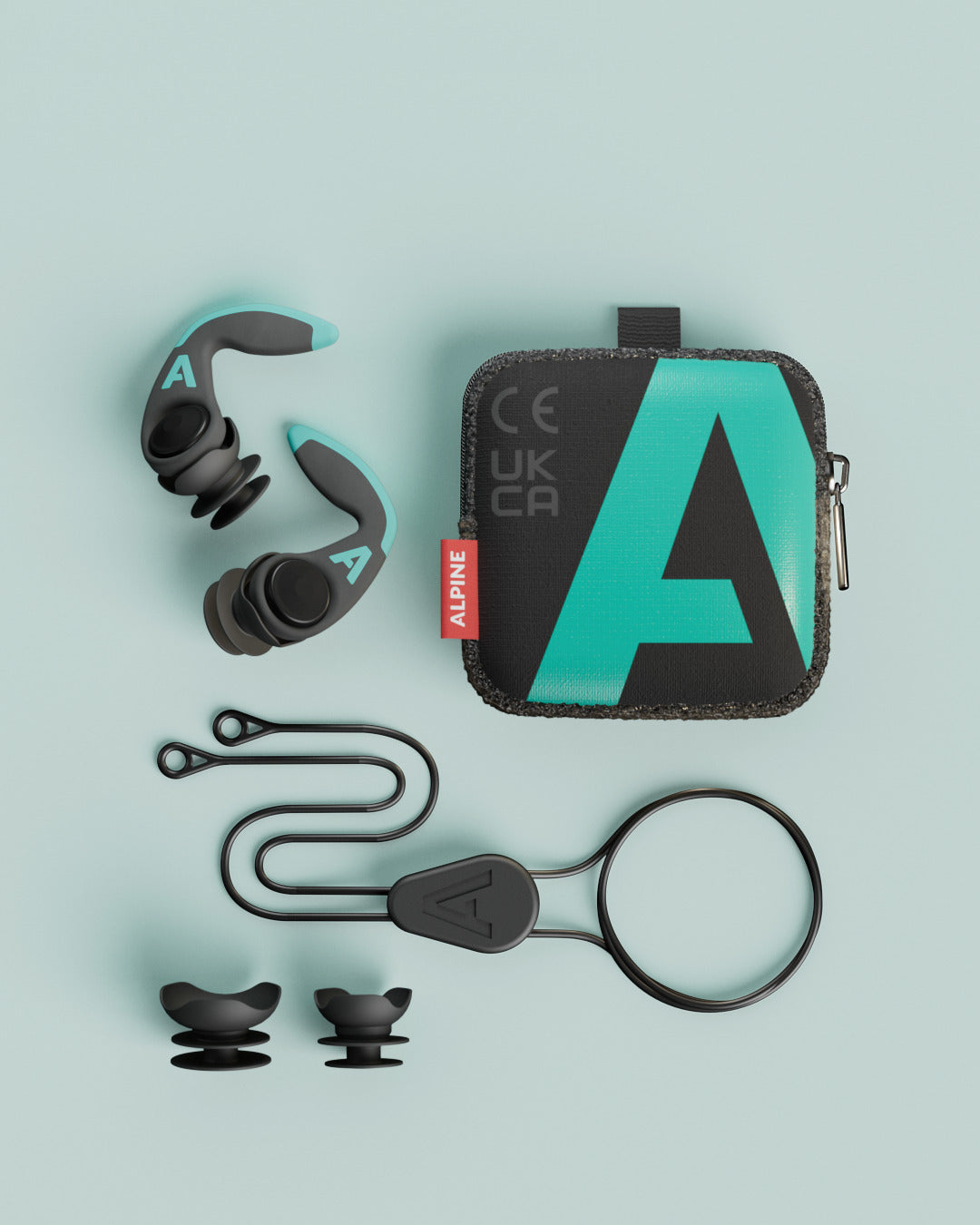 alpine watersafe pro surf oordoppen overzicht inclusief accessoires