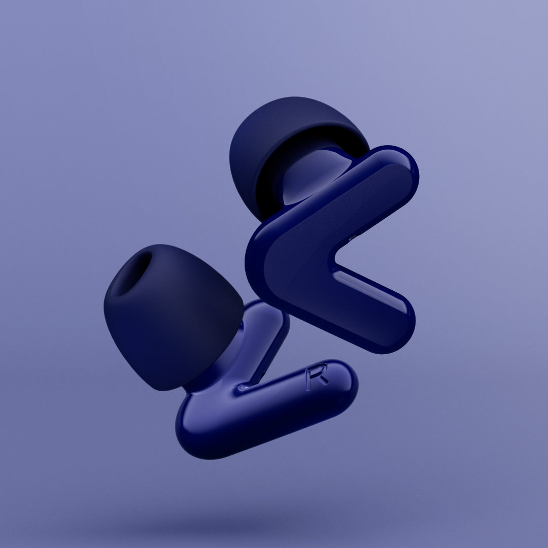Render van Alpine Tune oordoppen in dark-blue 