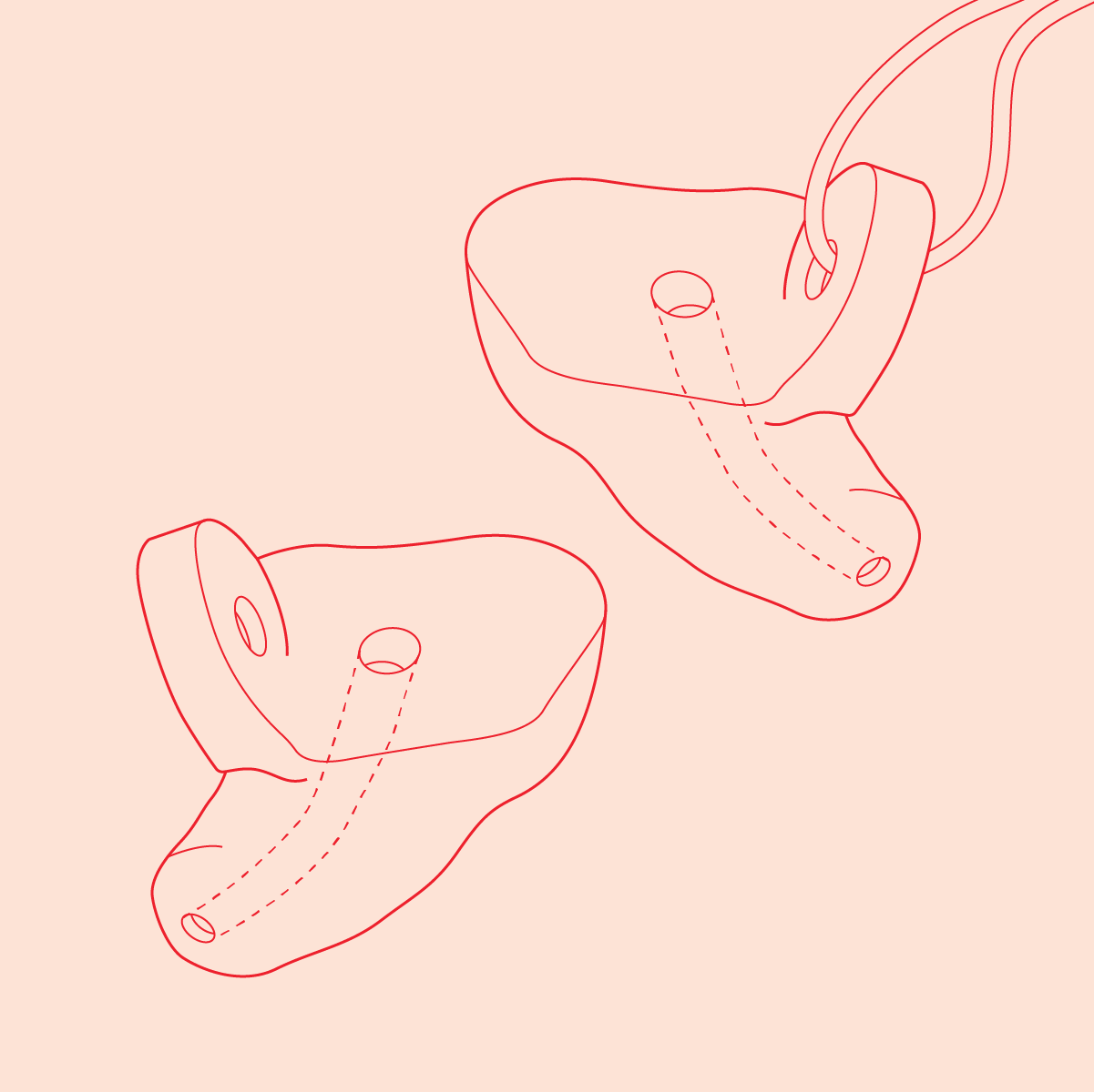 technische illustratie oordoppen worksafe op maat