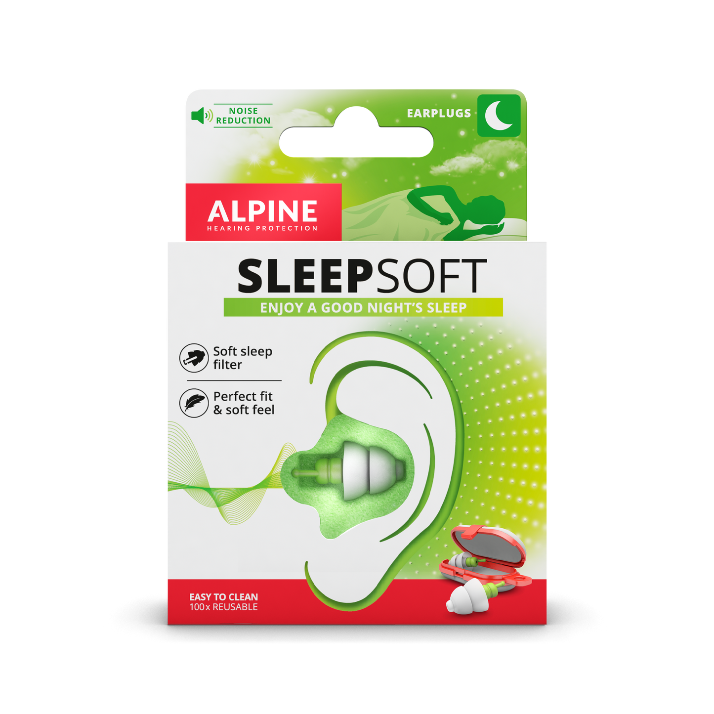 Alpine SleepSoft oordoppen voor een goede nachtrust