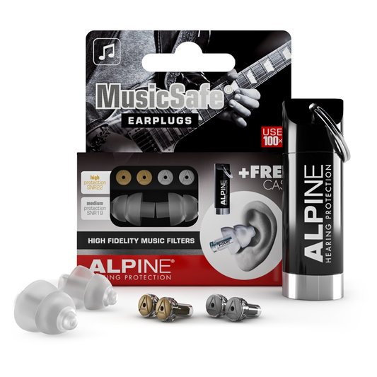Alpine MusicSafe oordoppen voor muzikanten, DJ's en producers.