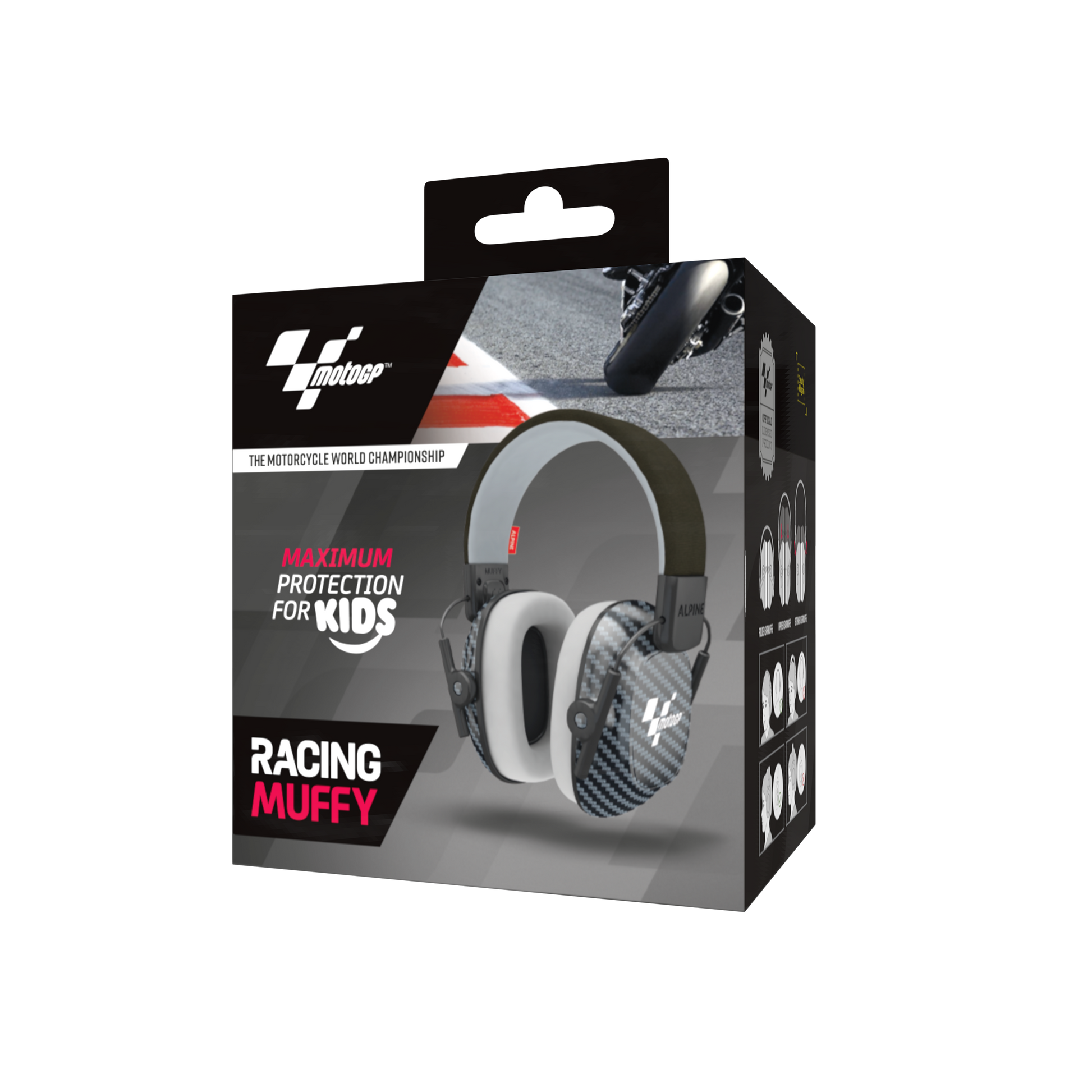  Racing Muffy Kids MotoGP Alpine hearing protection Oordoppen oorkappen beschermen uw oor red dot award MotoGP