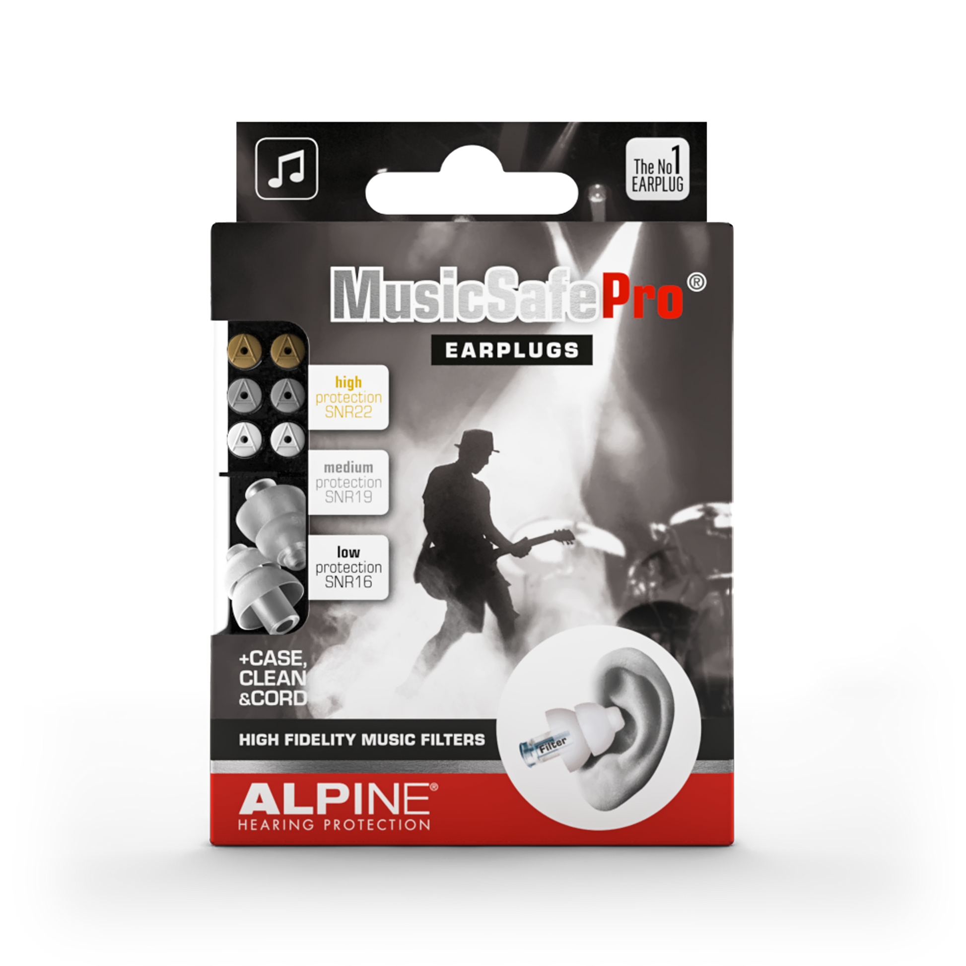 Alpine MusicSafe Pro oordoppen voor muzikanten, DJ's en producers