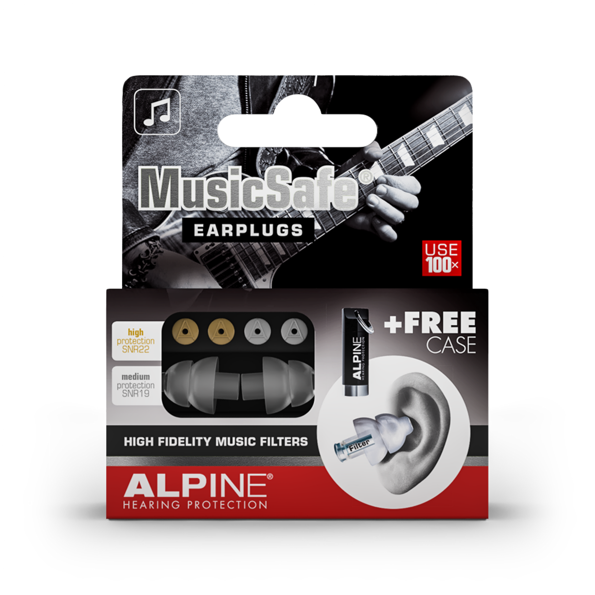 Alpine MusicSafe oordoppen voor muzikanten, DJ's en producers.