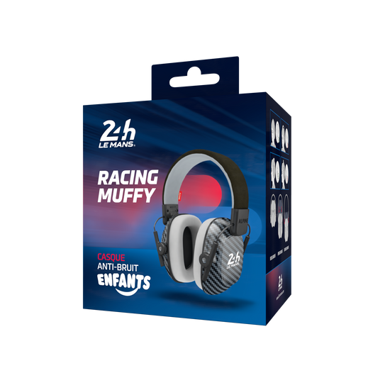 Racing Muffy Kids 24h Le Mans Alpine hearing protection Oordoppen oorkappen beschermen uw oor red dot award MotoGP Formula1 F1 