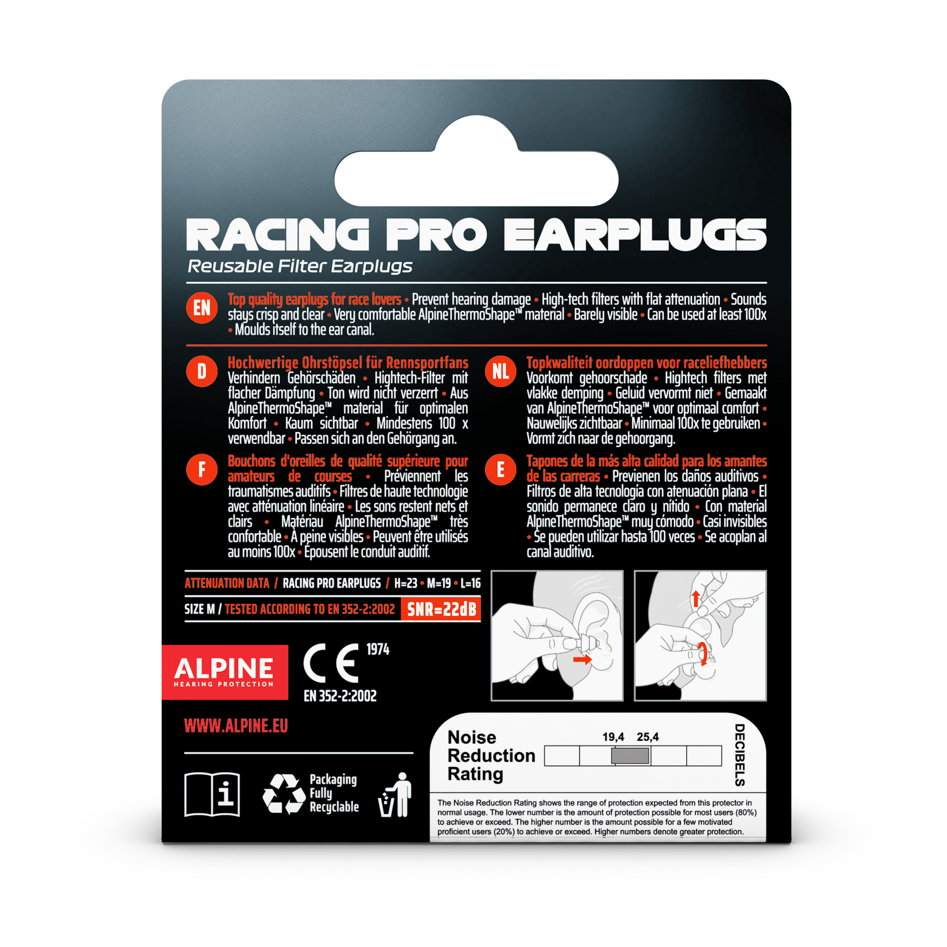 Racing Pro Formula 1® - Alpine F1 Oordoppen voor racebescherming tijdens uw favoriete races