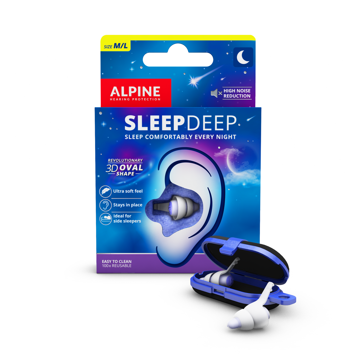 Alpine SleepDeep oordoppen voor tijdens het slapen